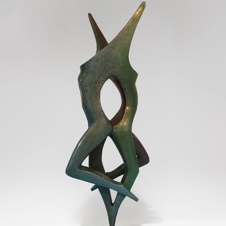 bronze figurative sculpture