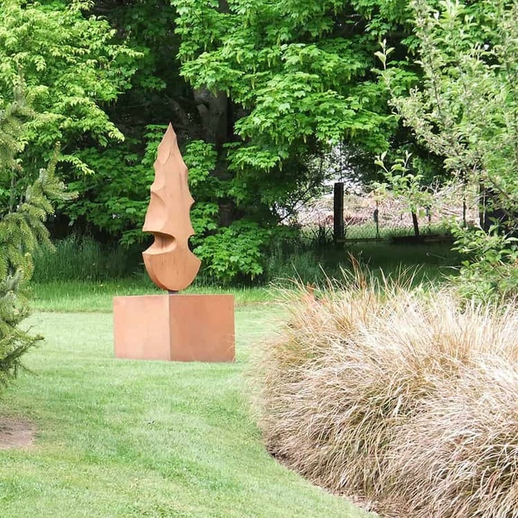 Flint-Tools-Series--Fabricated-Steel-[Outdoor,Corten,-landmark]Kooper-Folko--australian--sculpture-outdoor-garden-art-