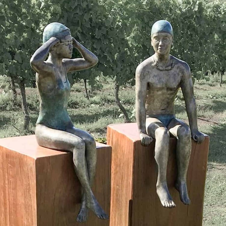 bronze figurative sculpture