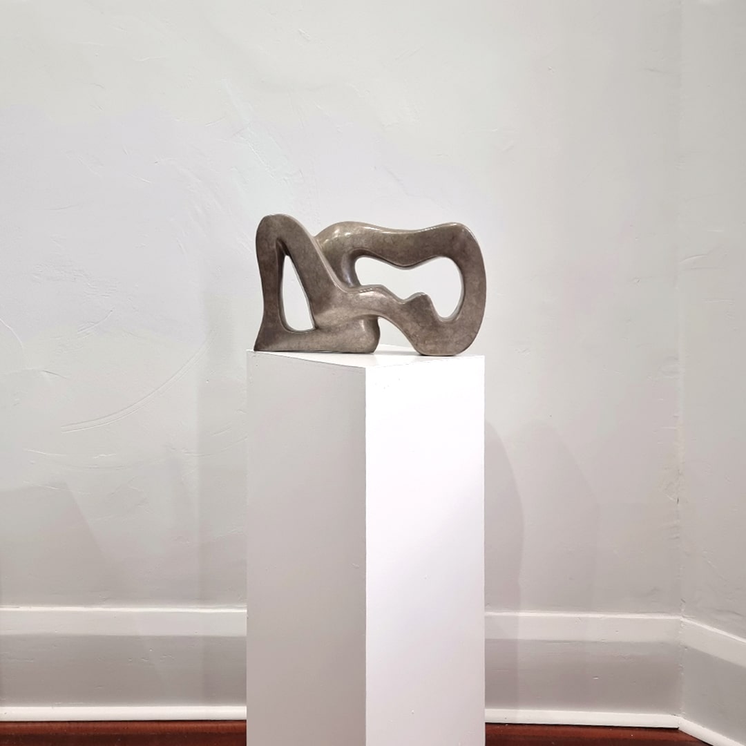 bronze indoor sculpture abstract