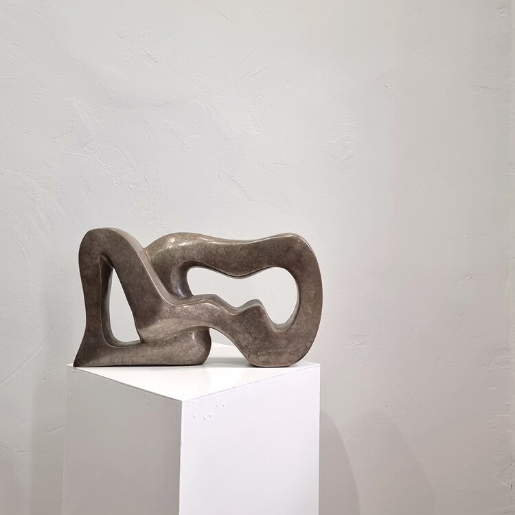 bronze indoor sculpture abstract