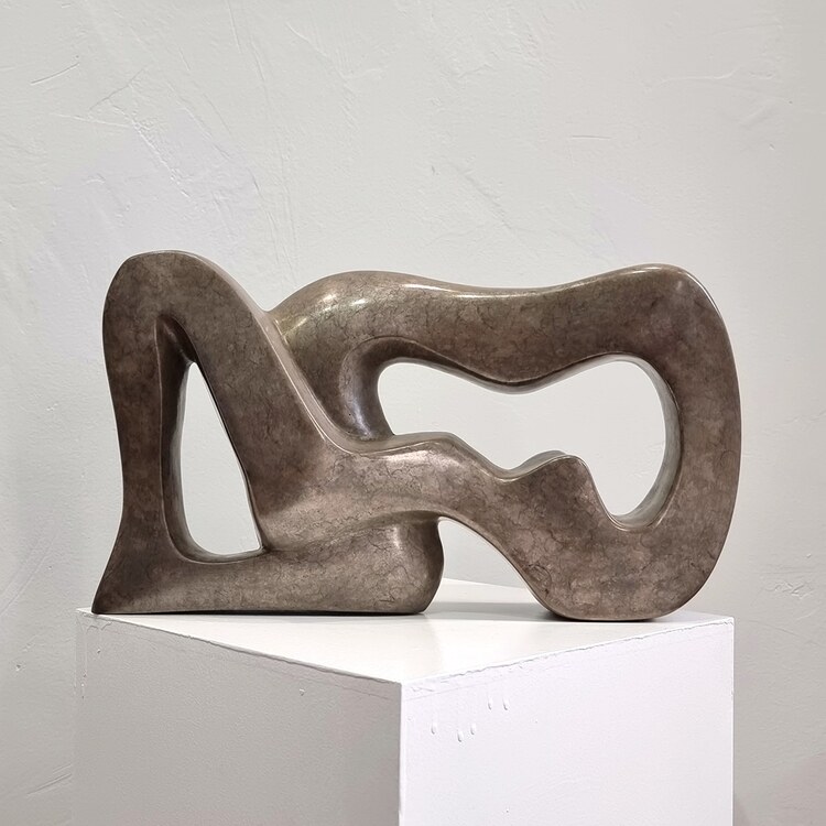 bronze indoor sculpture abstract