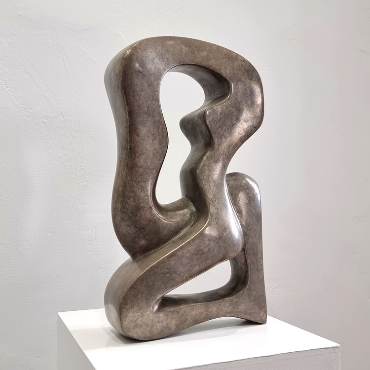 bronze indoor sculpture abstract