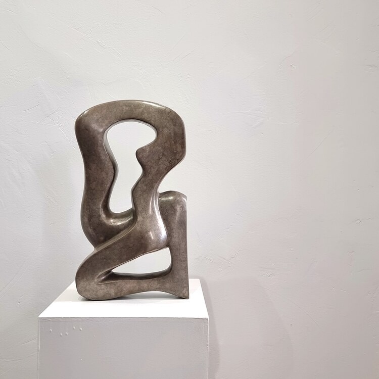 bronze indoor sculpture abstract