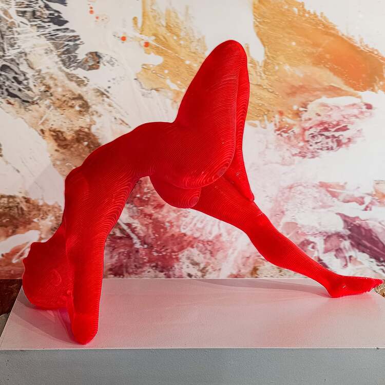 Female nude sculpture