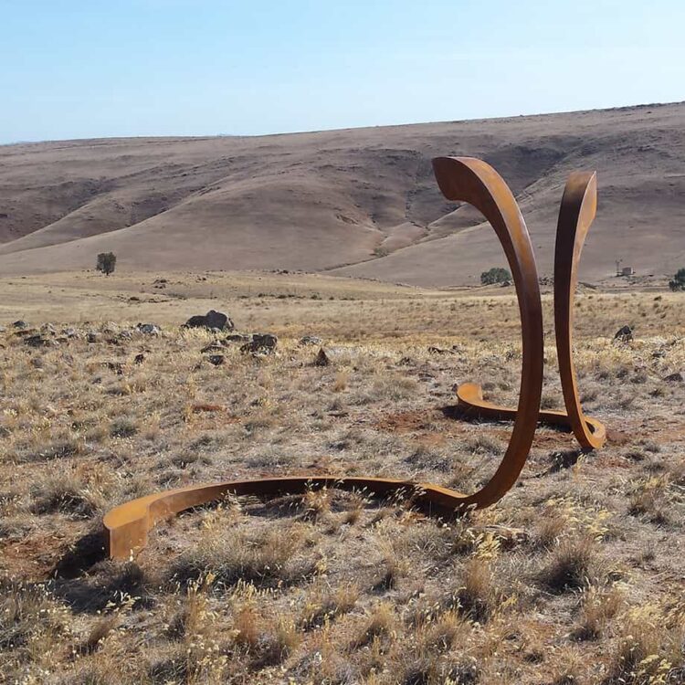 Sero-4m--CORTEN-STEEL-[Landmark]-Astra-Parker-extra-large-scale-sculpture-australian-artist-outdoor--art