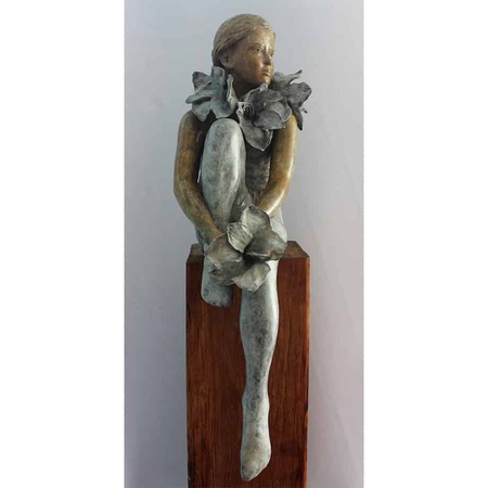 Urban-Botanica-100x40cm--4of8--BRONZE-WITH-PATINA-[Table-top,Bronze,-Figurative]-mela-cooke-australian-female-sculpture