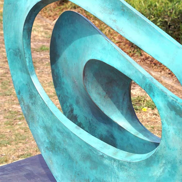 Wave-136x96cm-BRONZE-with--TEAL-PATINAL[Table-top,Free-standing,-bronze]blazeski-australian-abstract-sculpture