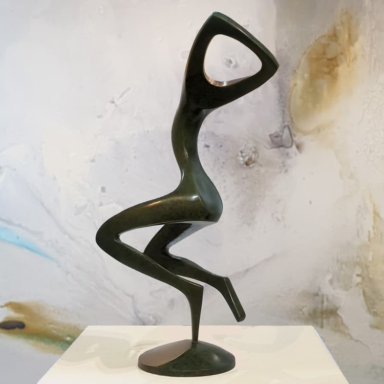 bronze figurative sculpture