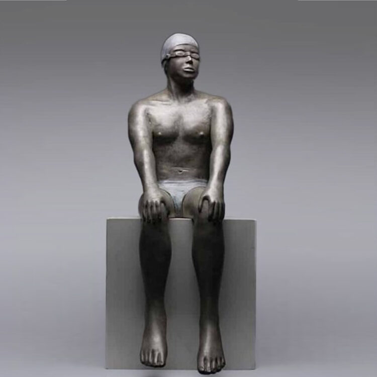 mela cooke sculpture, swimmer sculpture