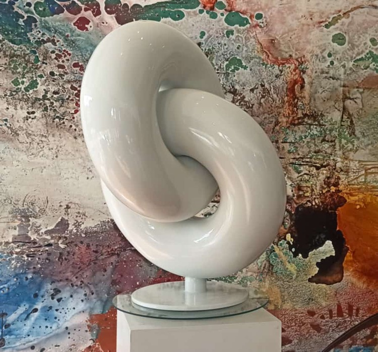 Entwined-Francis Jaggi sculpture 67x46cm