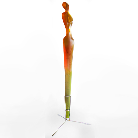 sally portnoy glass tall sculpture