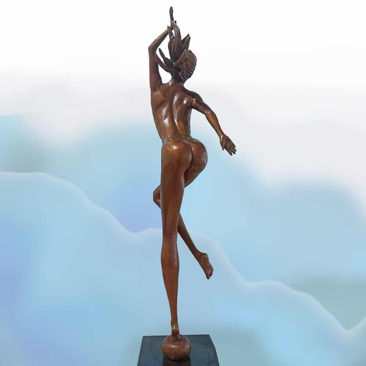 female bronze sculpture