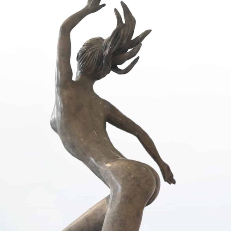 female bronze sculpture