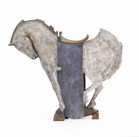 bronze horse sculpture