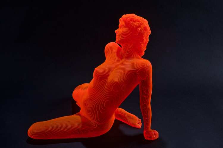 nude sculpture small female australian art