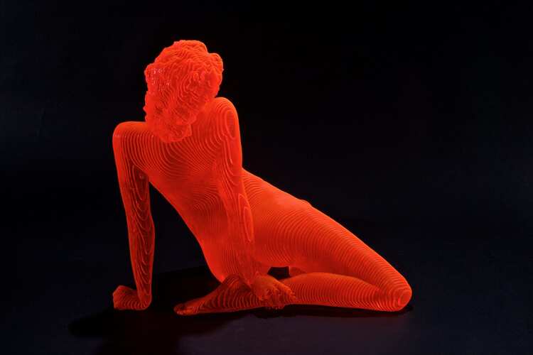 nude sculpture small female australian art