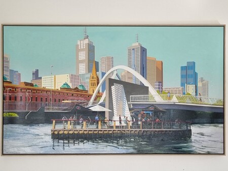 melbourne yarra river artwork original