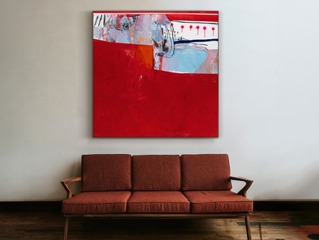 large red painting