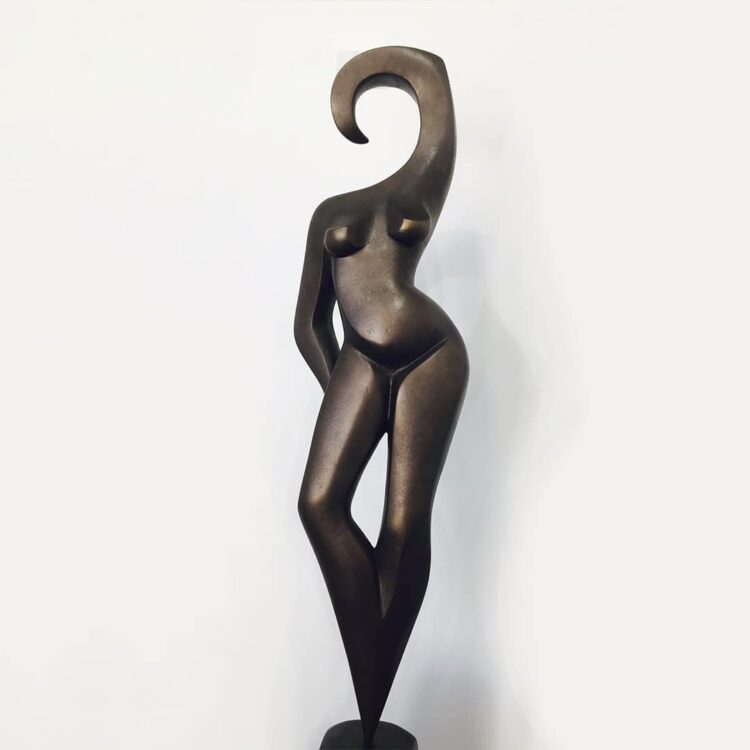 figurative sculpture michael vaynman venus bronze art