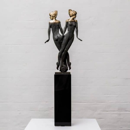 stephen-glassborow-bronze-sculpture-figurative binary