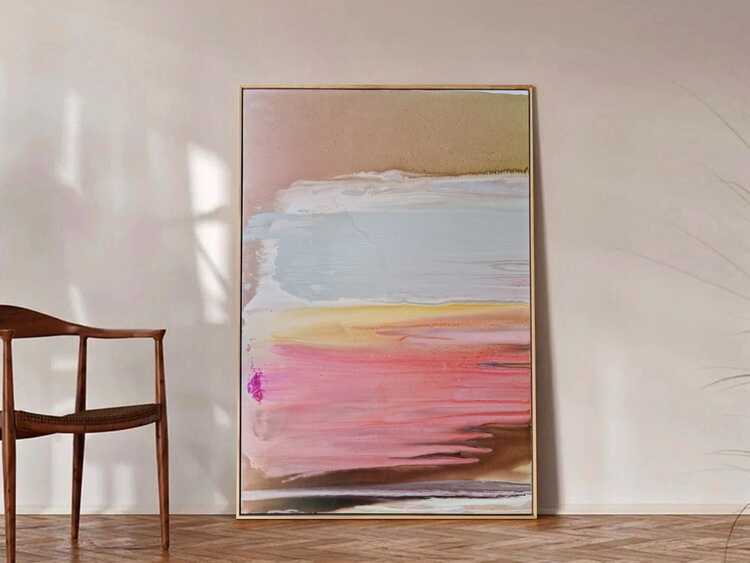 carambano artwork paintings Encounters-Pink-150x120cm-(web1)