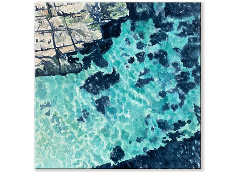 leah ramage coastal painting - sydney