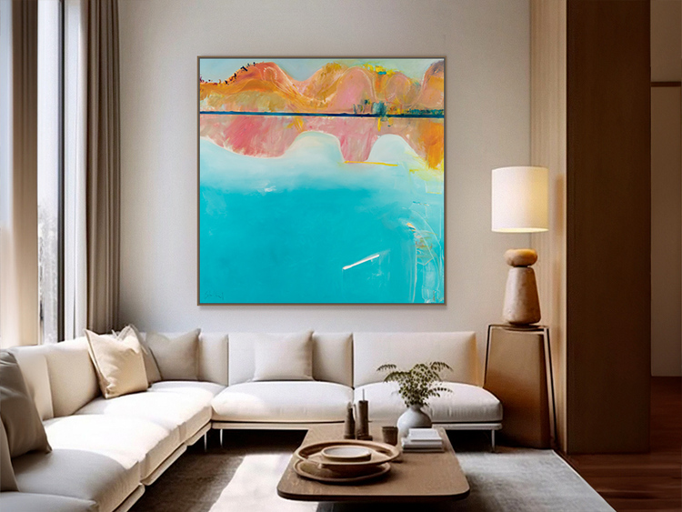 phil stallard abstract artwork ocean painting