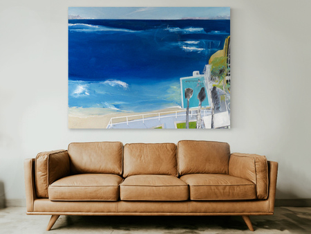 beach artwork painting phil stallard