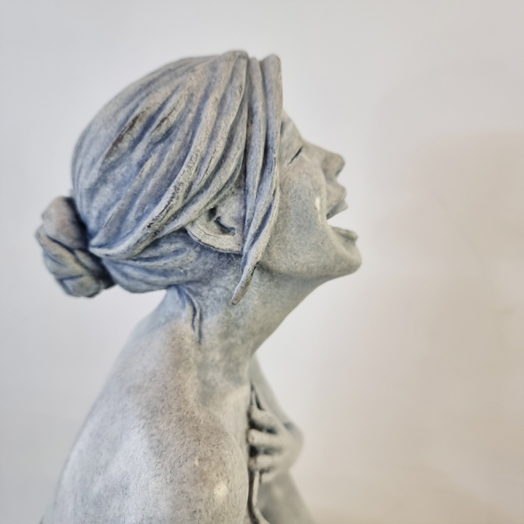 summer 34cm, bronze figurative sculpture