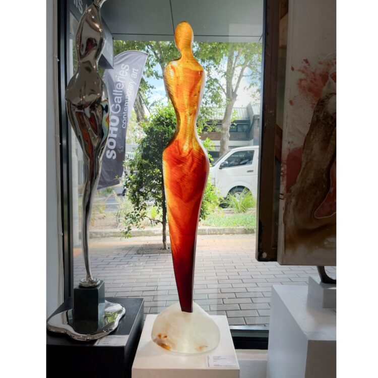 amber-rasa, sally portnoy glass sculpture